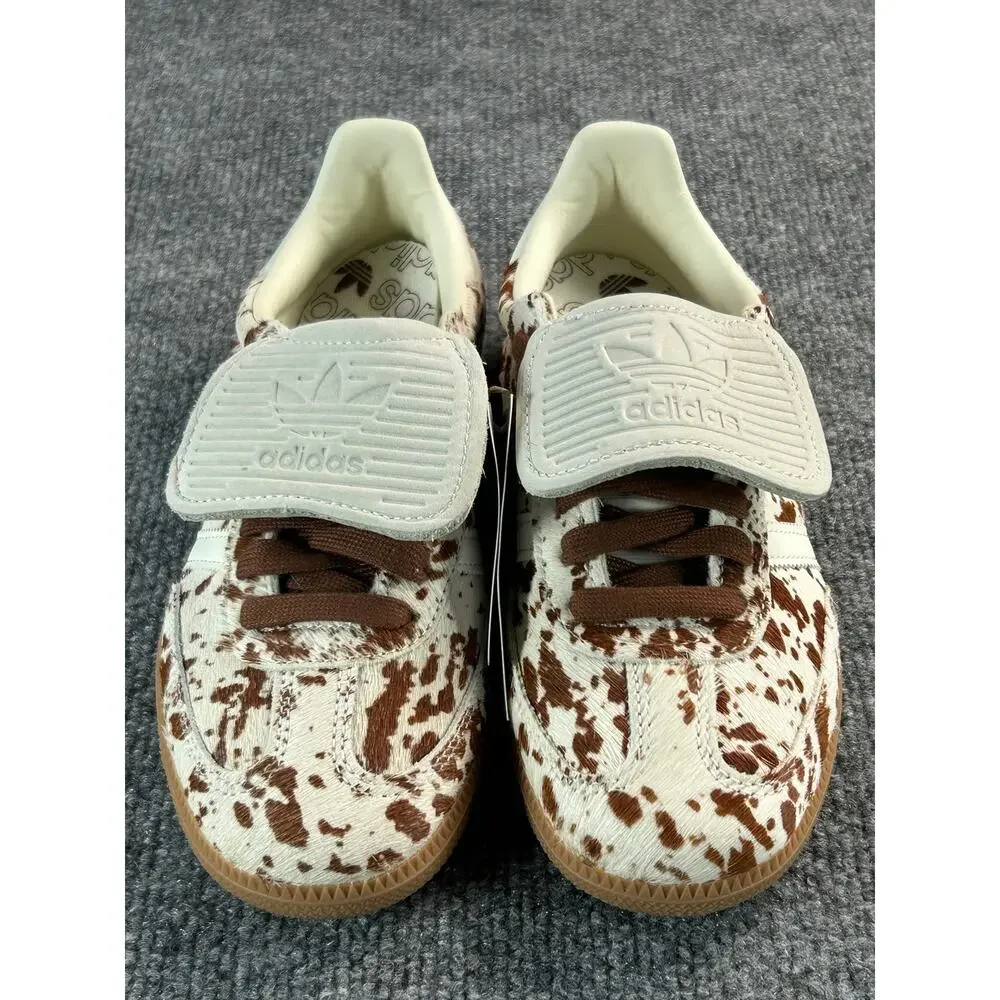 Adidas Samba LT W Cow Print Pony Hair Mary Jane Shoes Women's 5.5 - Picture 4 of 11
